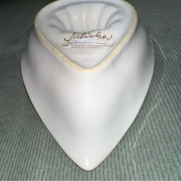 Juliska Ceramics Berry and Thread Whitewash Juicer Portugal Stoneware RARE